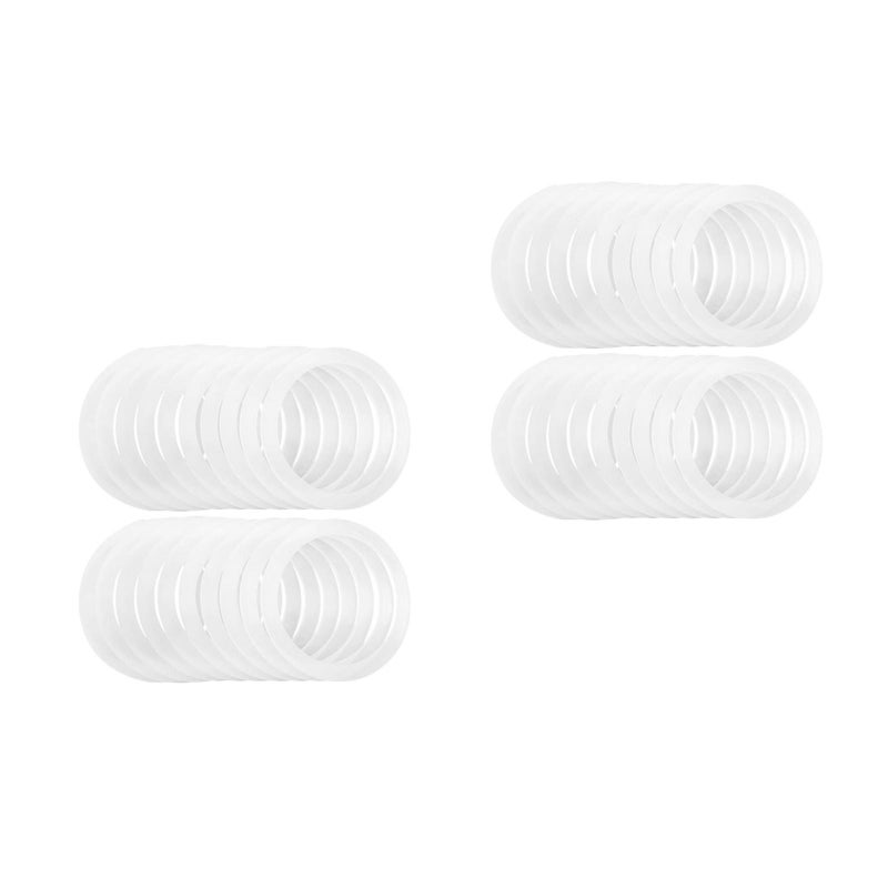 40 Pcs Jar Silicone Jars Sealing Gaskets Household Storage Jar Sealing - Image 1