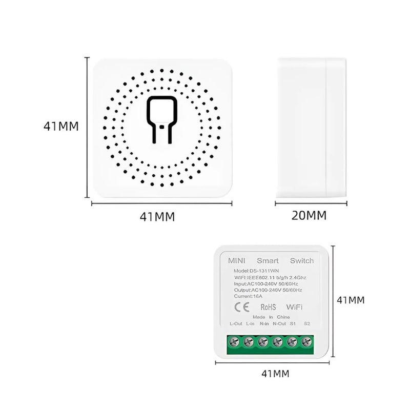 SWYAM No Battery Self Powered Kinetic Wireless RF Switch 2 Way Operation 2 Gang 2 Receiver Switch Compatible with Any Electrical Load - Image 4