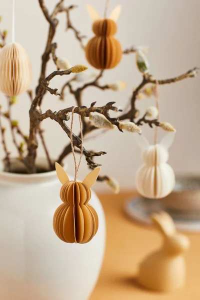 اتش اند ام عبوة من قطعتين من زينة عيد الفصح الورقية