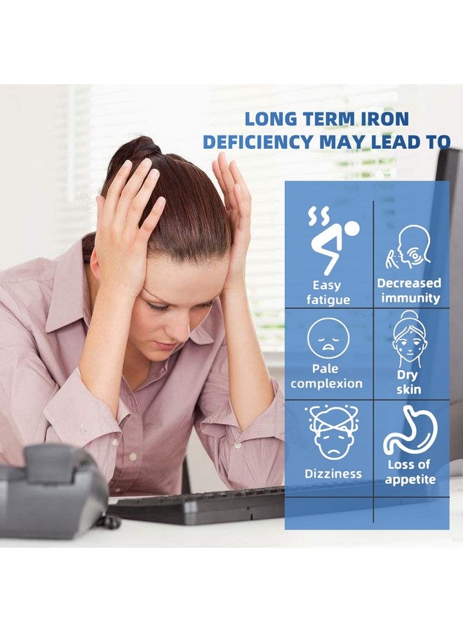 مجموعة اختبار فقر الدم الناجم عن نقص الحديد في المنزل، دقة عالية، سهل القراءة والاستخدام 2 اختبار - Image 3