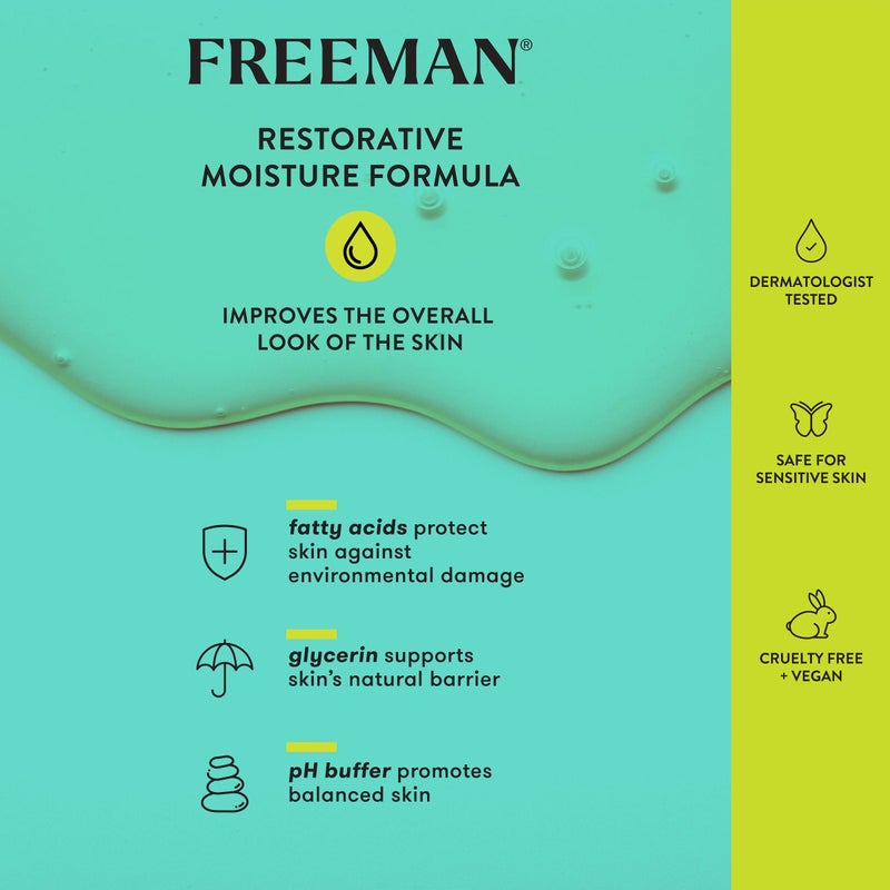 Freeman Rich Cream + Overnight Leave-On, Moisturizing Face Mask, Facial Mask For Dry Skin, Face Cream Infused With Magnesium & Hyaluronic Acid To Hydrate & Soothe Skin, 1.7 fl.oz./ 50 mL Jar - Image 3