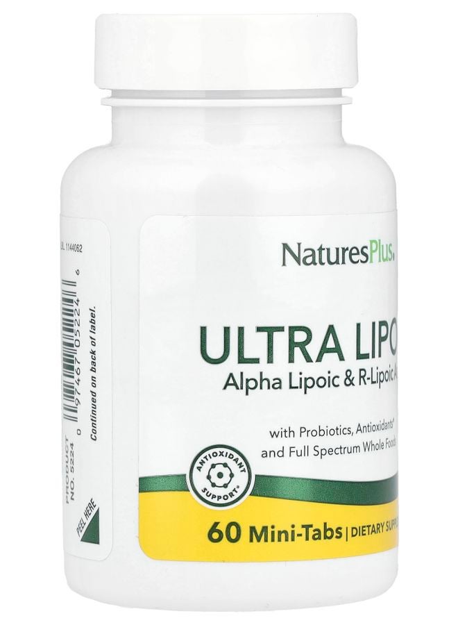 NaturesPlus Ultra Lipoic 60 Mini-Tabs - Image 2
