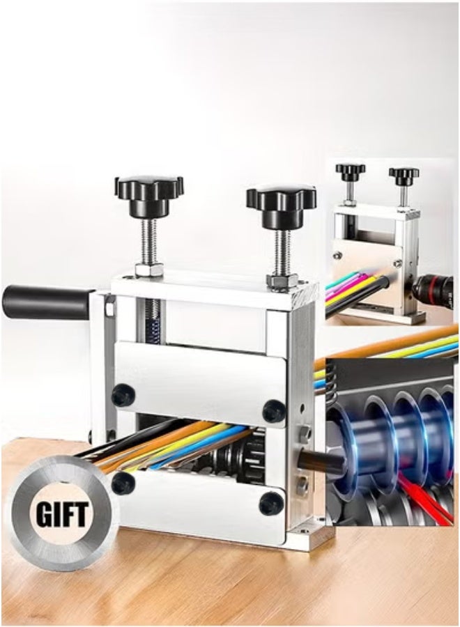 شو وو آلة تجريد الأسلاك اليدوية، مصنوعة من سبائك الألومنيوم المحمولة بمقبض يدوي، أداة فعالة لتجريد الأسلاك - Image 3