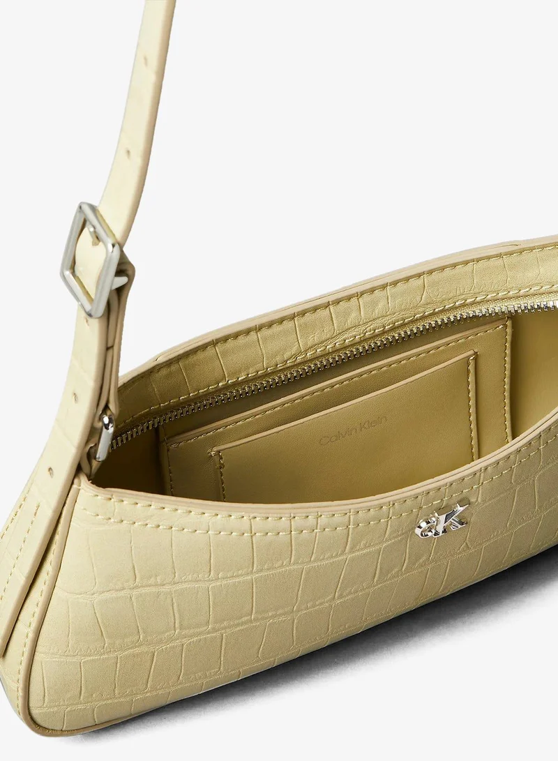 CALVIN KLEIN Small Croc-Effect Shoulder Bag