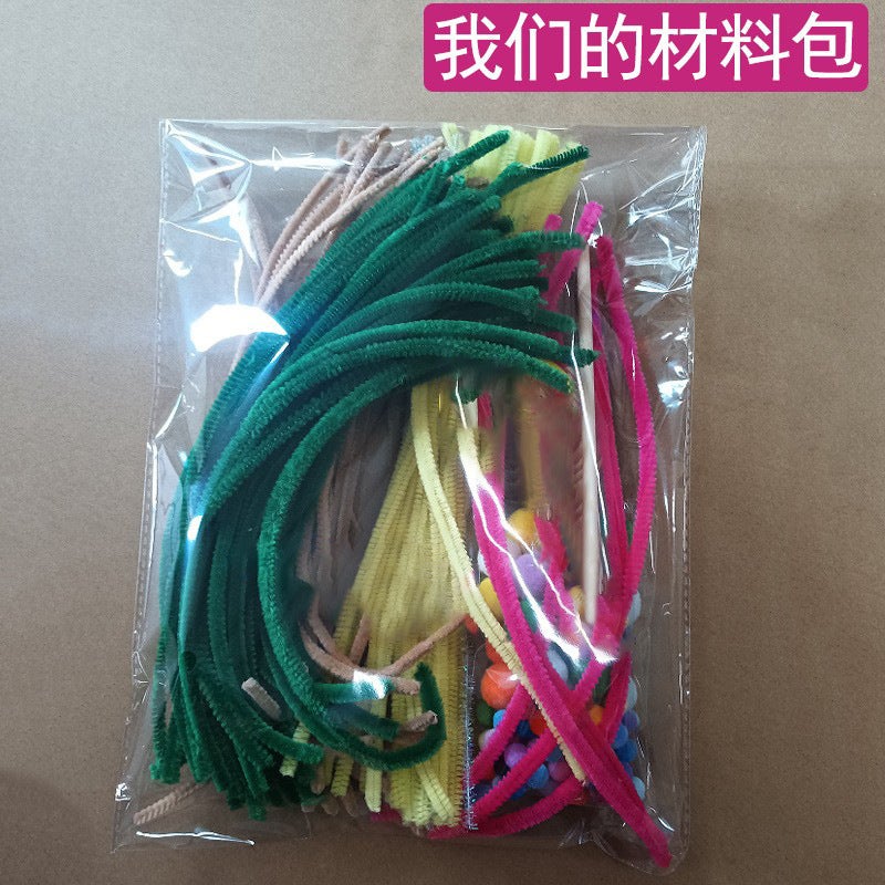 Factory Kidsren'S Primary School Students Diy Twist Stick Christmas Tree Christmas School Family Handmade Material Package - Image 4
