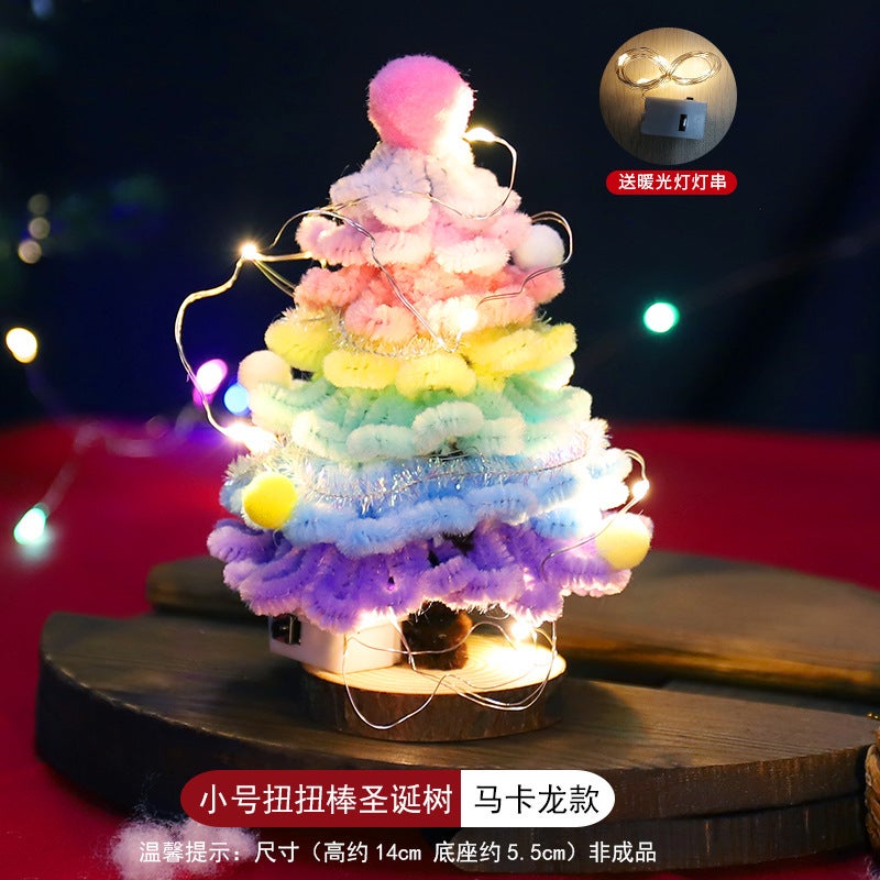 Factory Kidsren'S Primary School Students Diy Twist Stick Christmas Tree Christmas School Family Handmade Material Package - Image 1