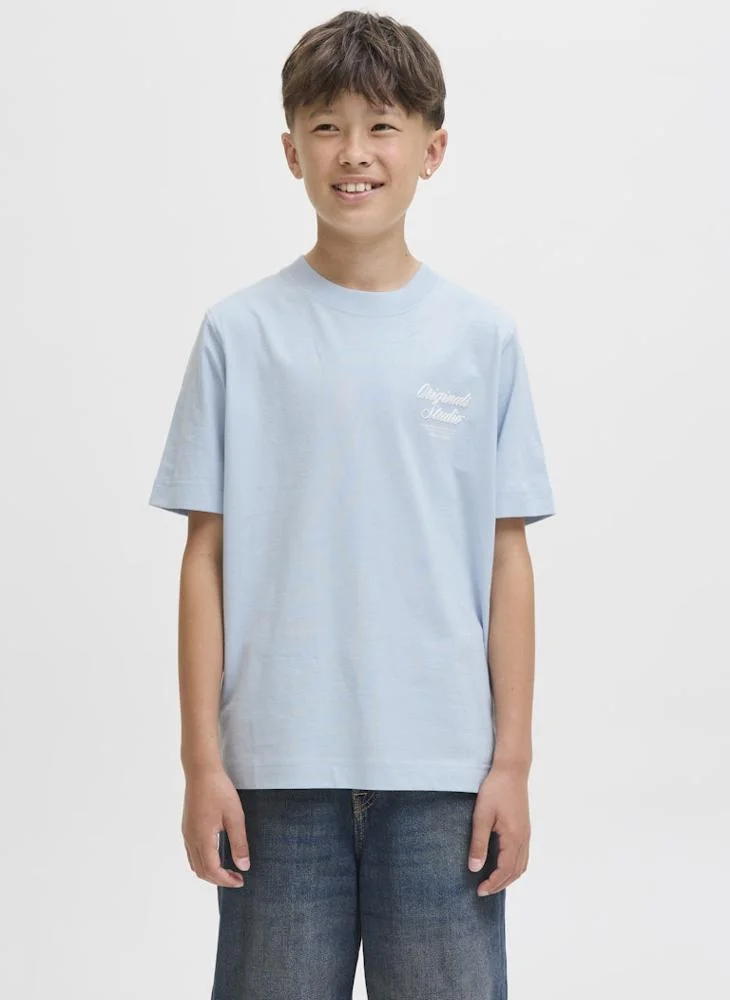 Jack & Jones Junior Youth Logo Crew Neck T-Shirt