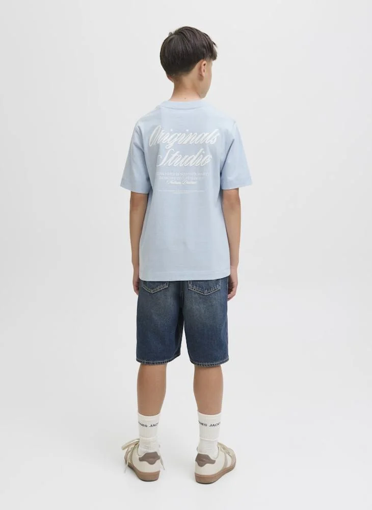 Jack & Jones Junior Youth Logo Crew Neck T-Shirt