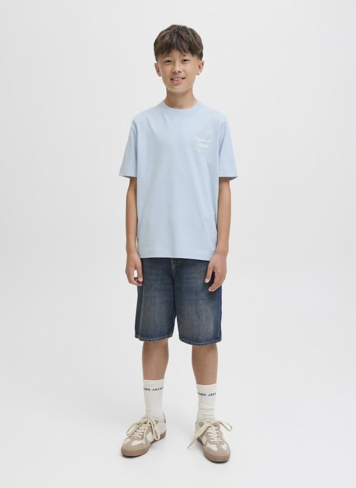 Jack & Jones Junior Youth Logo Crew Neck T-Shirt - Image 4