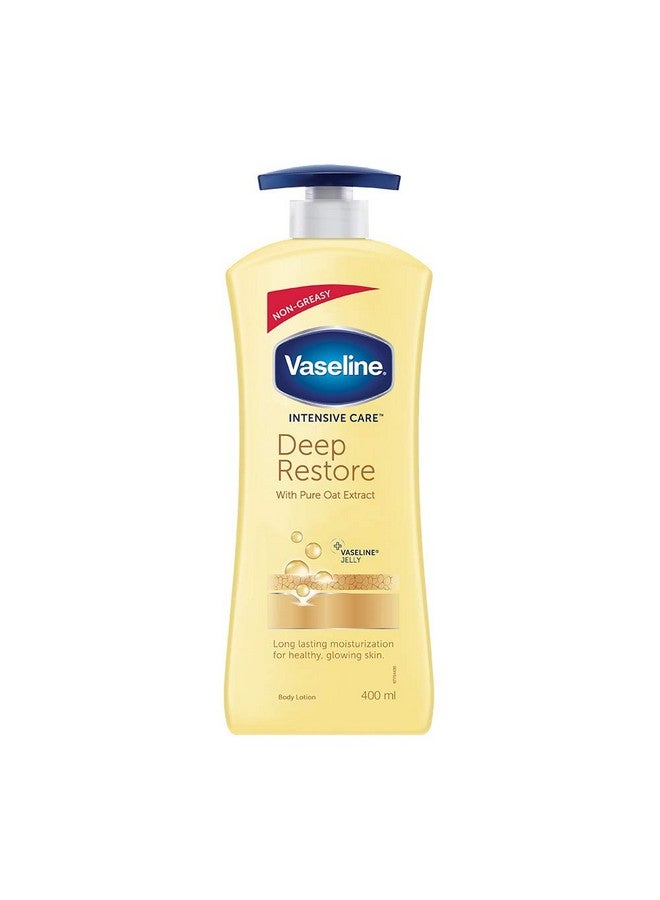 Vaseline Intensive Care Deep Restore With Pure Oat Extract Body Lotion, 400 Ml - Image 1