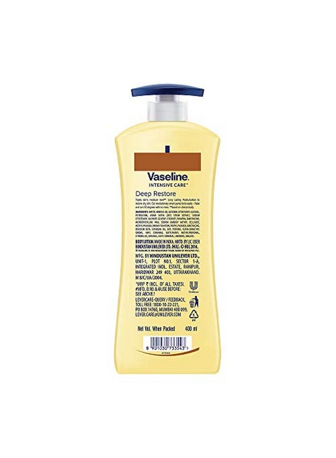 Vaseline Intensive Care Deep Restore With Pure Oat Extract Body Lotion, 400 Ml - Image 2