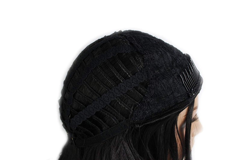 LUSH LOCKS Straight Natural Black long Real hair type Synthetic hair wigs for women and Girls - Image 4