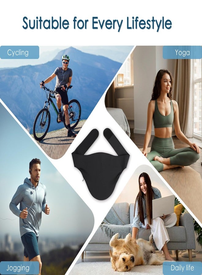 wearwan Ostomy Belt | Leak & Odor Protection | Abdomen Ostomy Bag Covers for Men and Women | Sports and Daily Life | Size M, Black - Image 5