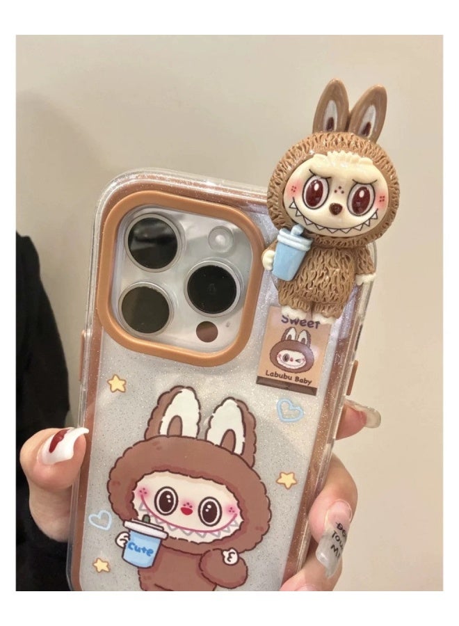 X-level iPhone 15 Pro Max Cover Case ,  Kawaii Silicone Scratch Resistant Shockproof Stylish Durable TPU Protective Phone Cover，Scratch Resistant, Ultra Thin, for Girls (15 Pro Max，brown) - Image 2