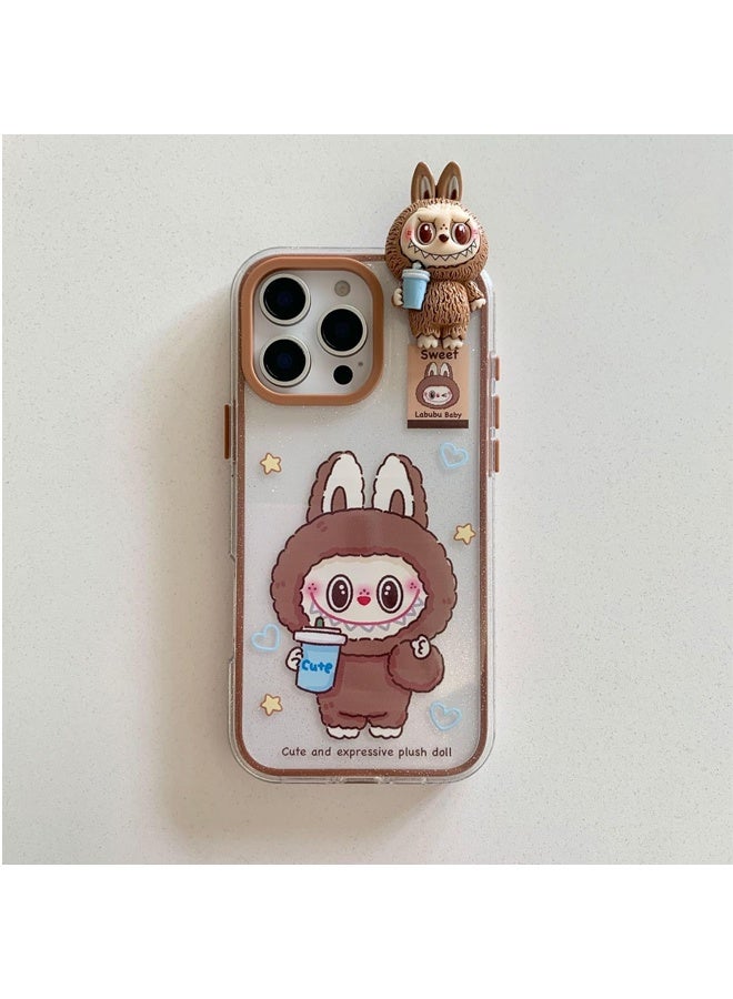 X-level iPhone 15 Pro Max Cover Case ,  Kawaii Silicone Scratch Resistant Shockproof Stylish Durable TPU Protective Phone Cover，Scratch Resistant, Ultra Thin, for Girls (15 Pro Max，brown) - Image 1