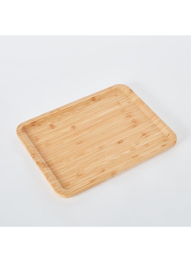 Home Box Bamboo Rectangular Large Tray 34x3x20 cm  - Image 5