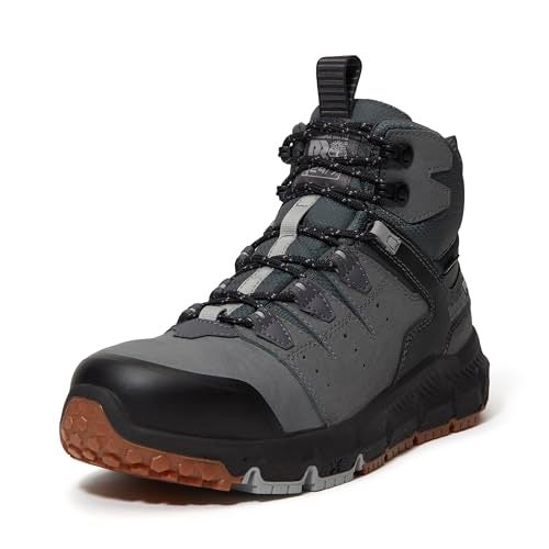 Timberland PRO Mens Tempe Alloy Safety Toe Waterproof Industrial Work Boot Medium Grey 105M - Image 1
