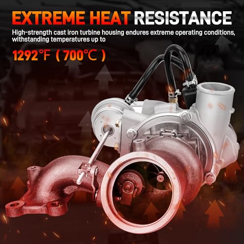 GDUKOP CJ5Z6K682C 2.0L Turbocharger Assembly with Gaskets Compatible with Ford Escape Focus Fusion Taurus 2013-2018, Lincoln MKC MKT MKZ 2013-2016, 2.0L Ecoboost L4, Replace # CJ5Z6K682F, CJ5Z6K682E - Image 5