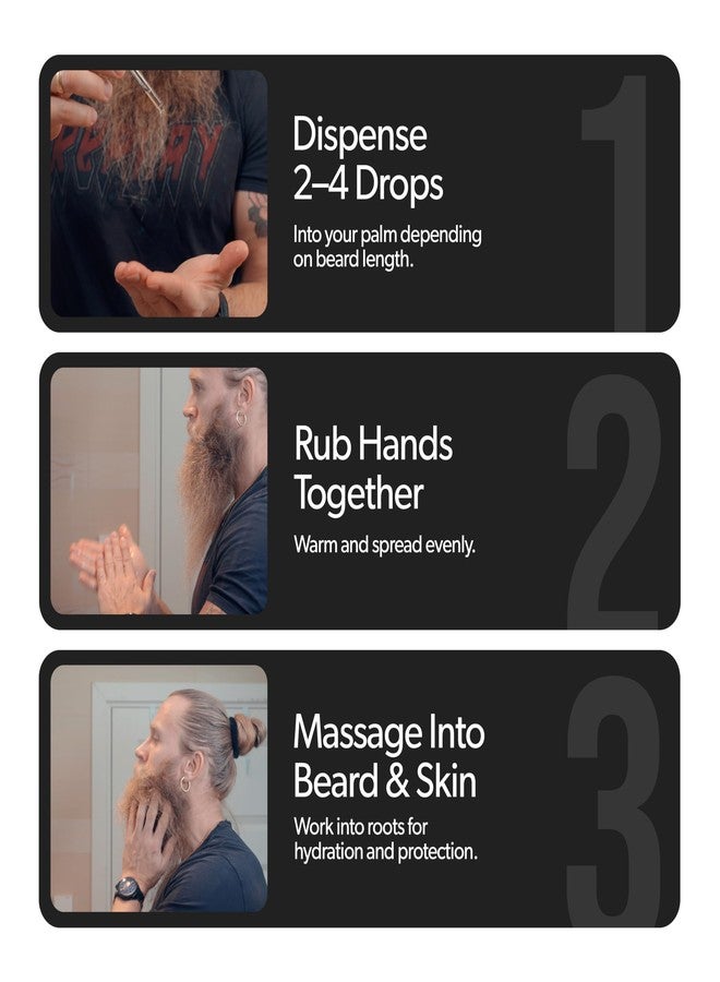 The Beard Struggle - Day Liquid Tonic Beard Oil - Gold Collection, Valhalla's Gates - Beard Oil for Men - Moisturize, Softens Hair, Reduces Itch - Day Time Beard Growth Oil (1 Fl oz) - Image 3
