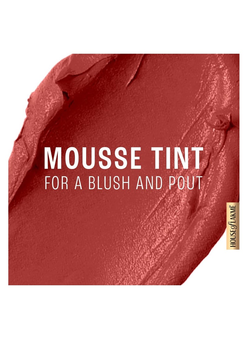 Lakme 9 to 5 Weightless Mousse Lip & Cheek Color, Coca Soft, 9 g - Image 4