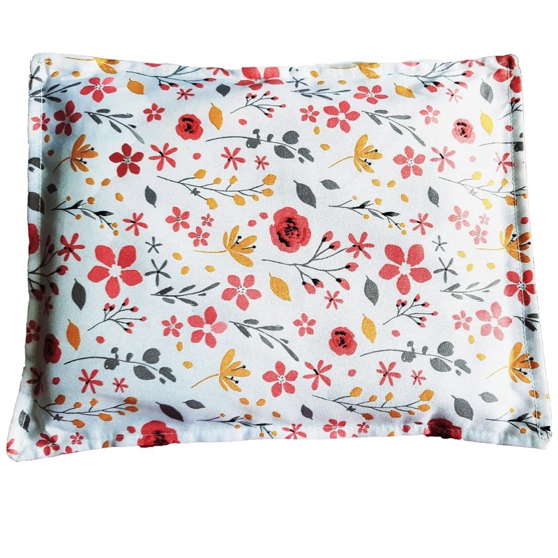 MammaChamp Rai Mustard Seeds Pillow Rai Takiya Neck Support Head BabyRound Head Shaping Detachable Cotton Cover Gifting 012 Months for Infant Pack of 1 Size 24 cm x 18 cm 500g - Image 1