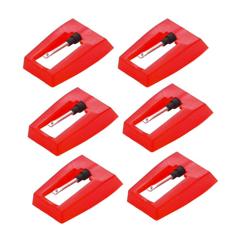 Ideal Swan 6 Pack Record Player Needle, Diamond Replacement Stylus Needle for Vinyl Record Player ION Jensen Crosley Victrola Sylvania Turntable Phonograph LP - Image 1