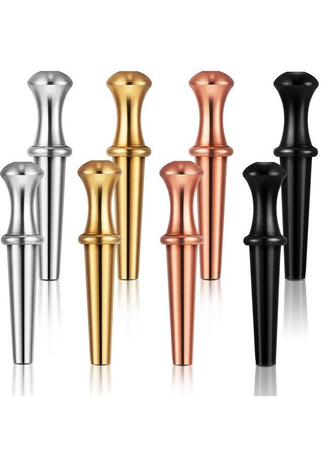 Mudder - 8 Pieces Metal Cribbage Pegs Cribbage Board Pegs Fit 1/ 8 Holes Cribbage Pegs With A Tapered Design For Cribbage With 4 Colors - Image 1