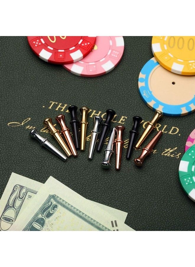 Mudder - 8 Pieces Metal Cribbage Pegs Cribbage Board Pegs Fit 1/ 8 Holes Cribbage Pegs With A Tapered Design For Cribbage With 4 Colors - Image 1