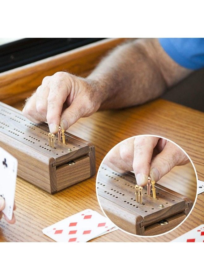 Mudder - 8 Pieces Metal Cribbage Pegs Cribbage Board Pegs Fit 1/ 8 Holes Cribbage Pegs With A Tapered Design For Cribbage With 4 Colors - Image 1