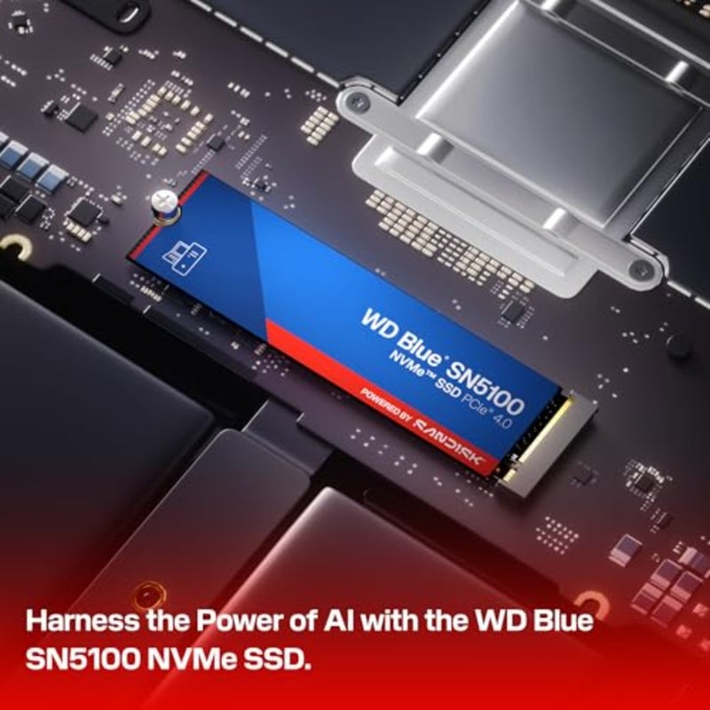 WD Blue SN5100 NVMe SSD - M.2 2280, PCIe Gen 4.0, Internal Solid State Drive - Read Speeds Up to 6, 600MB/s, Upgrade Storage for PC/Laptops - WDS500G5B0E - Image 3