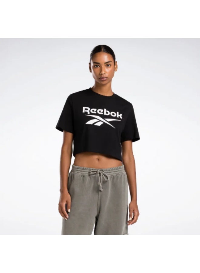 Reebok Identity Big Logo Crop Tee - Image 1