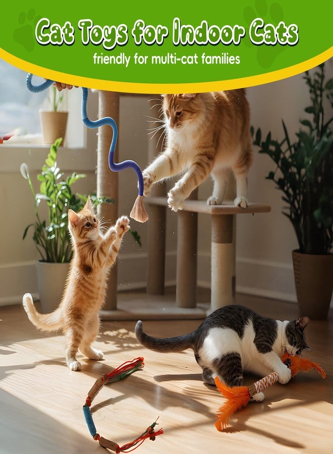GBSYU Silvervine Sticks for Cats & Cat Chew Rope Toy with Refillable Natural Catnip Bag for Teeth Cleaning, Interactive Cat Catnip Toys for Indoor Cats, Kitten Teething Toys for All Breeds (8Pcs) - Image 5
