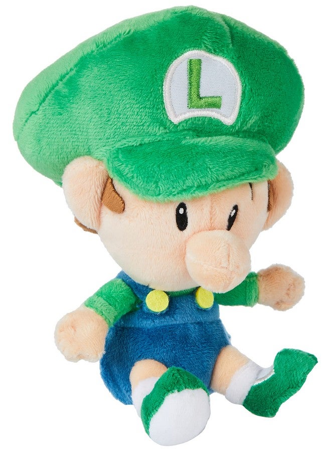 Little Buddy 1248 Super Mario All Star Collection 6" Baby Luigi Plush - Image 1