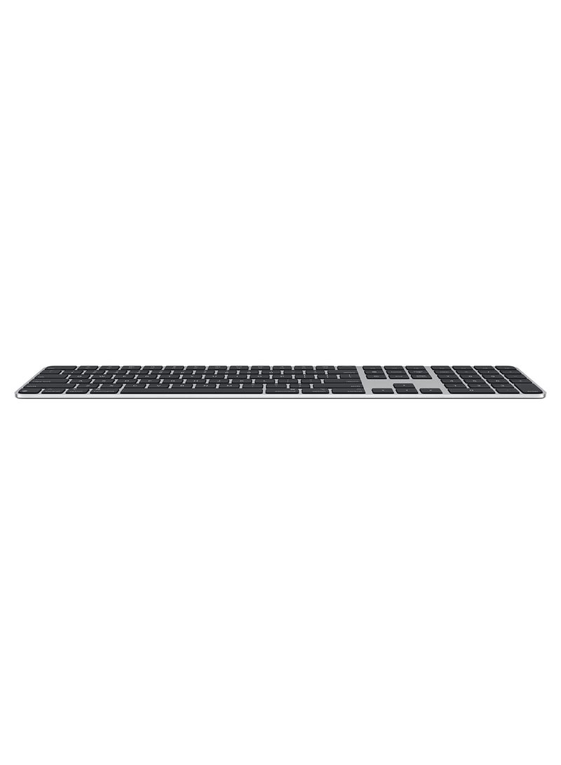 ابل  لوحة مفاتيح سحرية مع معرف اللمس ولوحة مفاتيح رقمية لطرازات ماك مع شريحة أبل (USB-C) - أسود إنجليزي أمريكي (2024) - مخزون رسمي - Image 2