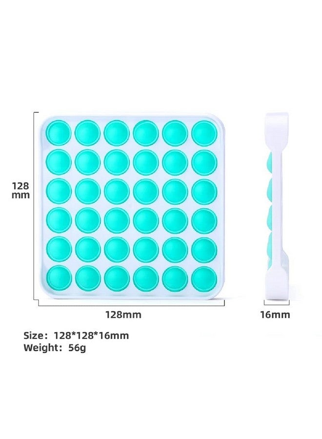 فنبلاست مجموعة FunBlast Pop it (عبوة من لعبتين Popit)، ألعاب أطفال، ألعاب فيدجيت، لعبة Pop it، لعبة Push Pop Bubble Fidget الحسية، لعبة تخفيف التوتر Fidget الحسية، هدايا مبتكرة للبنات والأولاد والأطفال (16) - Image 2