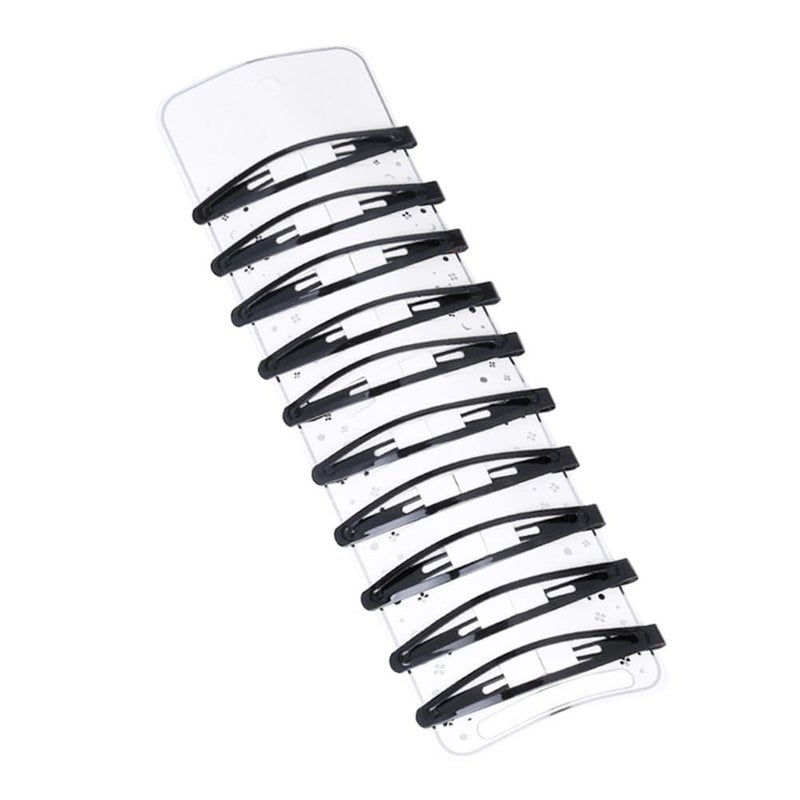 Black Metal No Slip Hair Clips Barrettes and Hairpins for Girls and Women