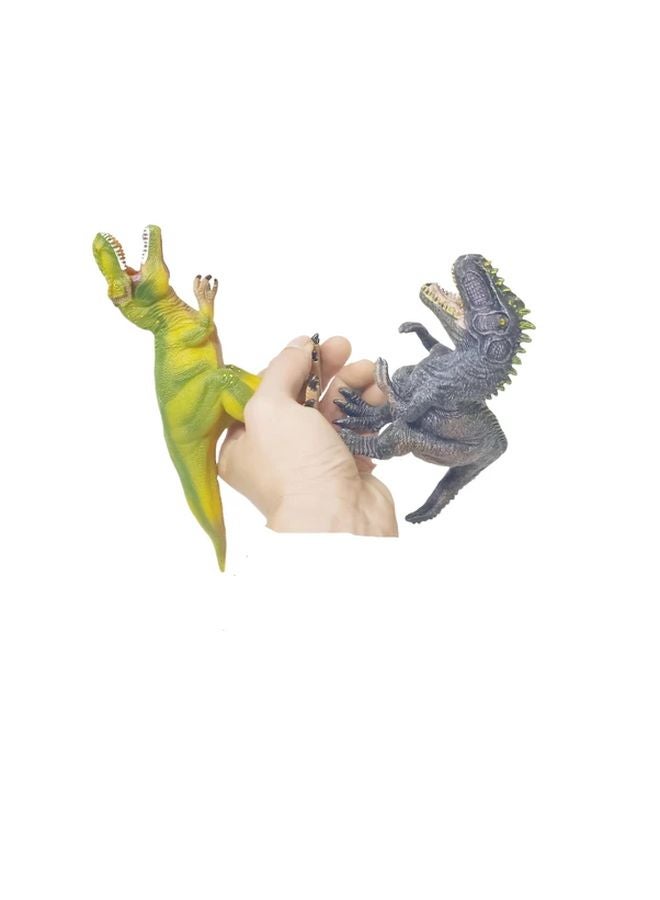 Large Herbivorous Dinosaur Model Set Six In A Set Cognitive Animal Toy Gift For Kids - Image 5