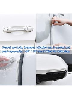 Generic 4 Pcs Car Door Bumper Guard Clear Strips, Anti-Collision Edge Protector, Adhesive Bumpers for Furniture, Cabinets & Wall Protector, Universal Car Door Edge Guards  - Image 5