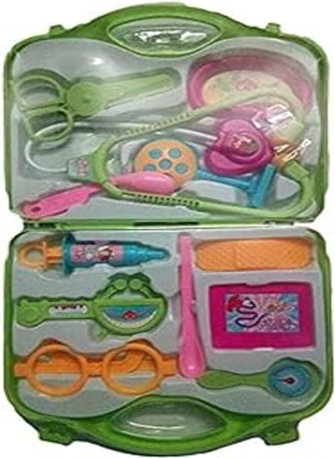 Doctor Bag Toys for Kids, Color Green 
