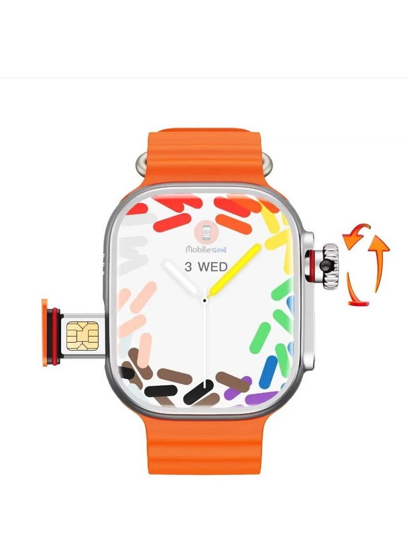XO Android Smartwatch Ultra 4G/5G, Stunning AMOLED, Advanced Fitness & Social Media Integration  - Image 1