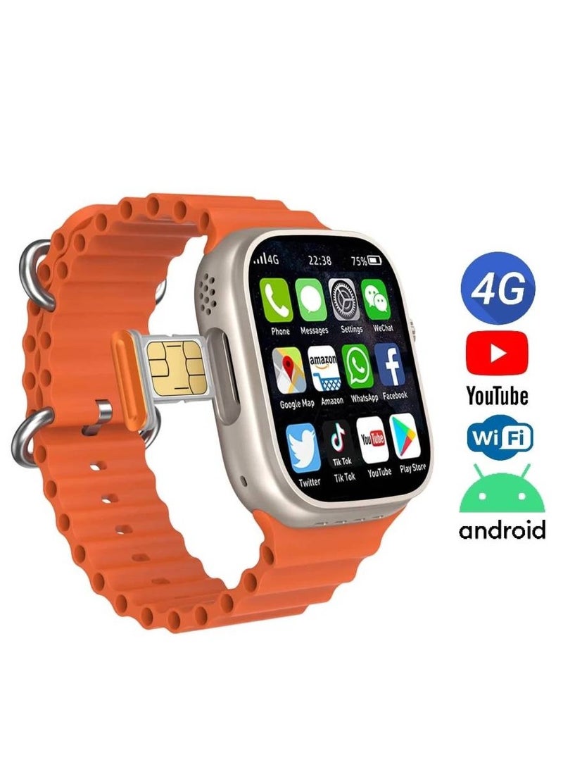 XO Android Smartwatch Ultra 4G/5G, Stunning AMOLED, Advanced Fitness & Social Media Integration  - Image 2