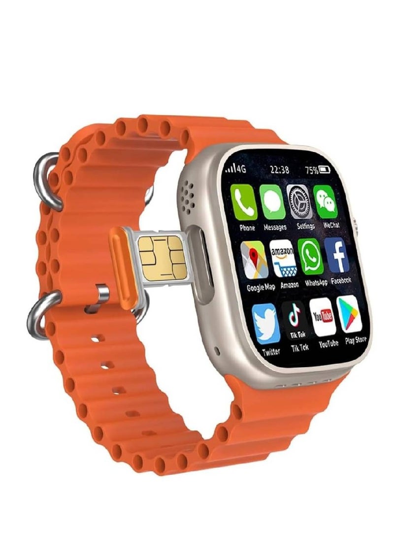 XO Android Smartwatch Ultra 4G/5G, Stunning AMOLED, Advanced Fitness & Social Media Integration  - Image 3