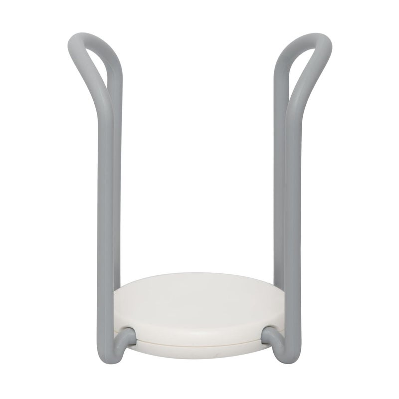 HARI Dish Drying Rack MultiFunctional Plates Cup Bowl Pot Pan Lid Storage Holder Organizer for Kitchen Cabinet Grey - Image 1