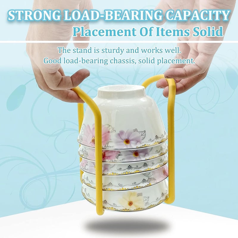 HARI Dish Drying Rack MultiFunctional Plates Cup Bowl Pot Pan Lid Storage Holder Organizer for Kitchen Cabinet Grey - Image 5