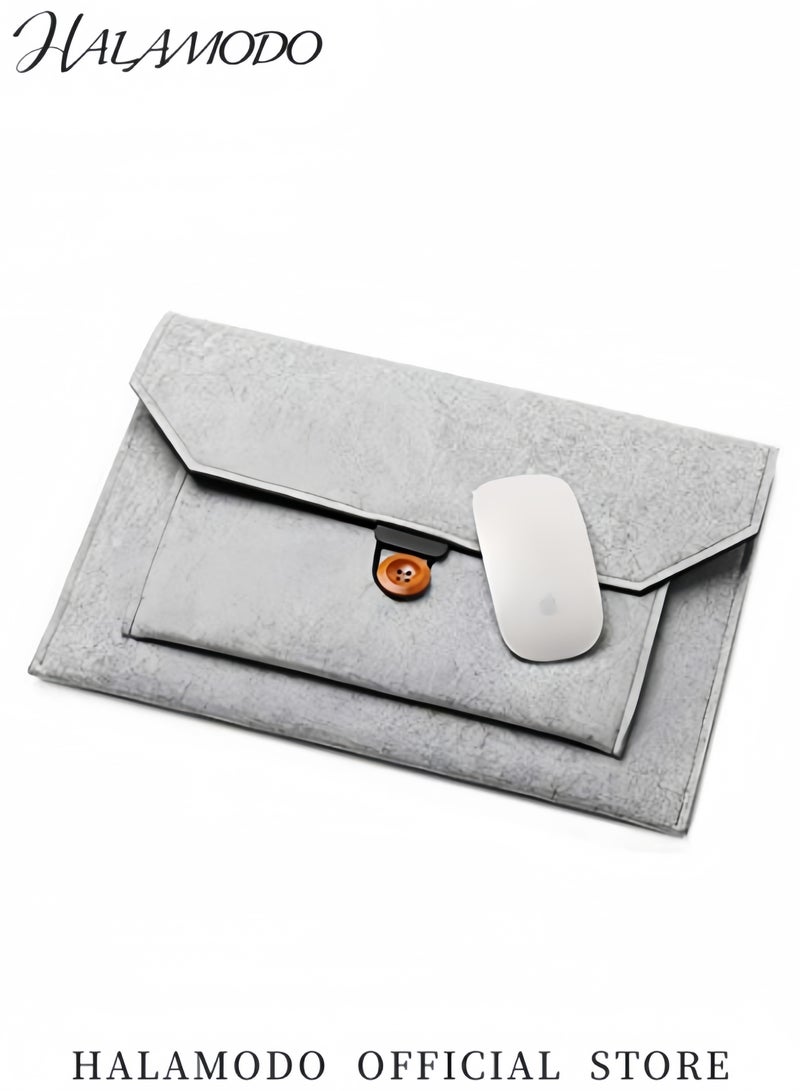 HALAMODO Felt Laptop Sleeve Bag Fits Laptops up to 14Inch Cover Pouch Case Laptop Inner Bag for Microsoft Surface Pro 9 & HP Stream 14 & iPad Pro & Samsung Chromebook & Macbook  - Image 2