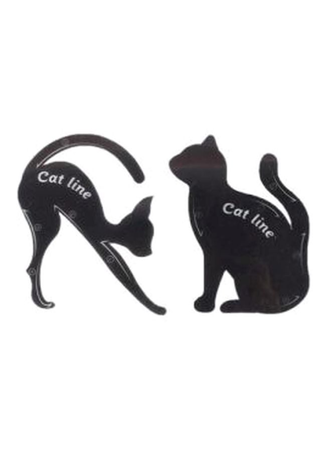 طقم مستحضرات تجميل العيون 12 قطعة أسود - Image 1