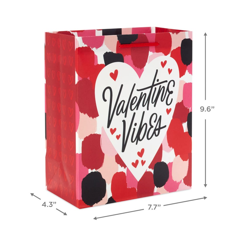 Hallmark Mahogany Valentine's Day 9" Medium Gift Bag Bundle (4 Bags: Valentine Vibes, Hearts, Sweet on You) for Friends, Sisters, Galentines, Husband, Wife - Image 3