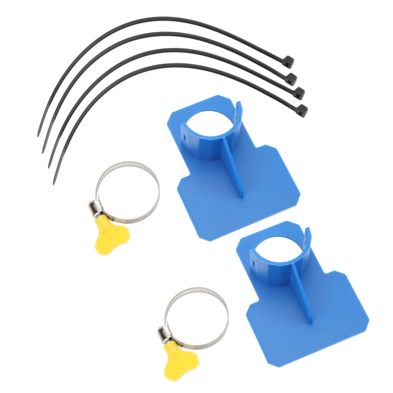 Swimming Pool Pipe Holder: Premium ABS Material Anti Rust Strong Support Hose Support Bracket - Reduce Wall Pressure Pool Hose Mount for Swimming Pool Filter Hose Setup - Image 1