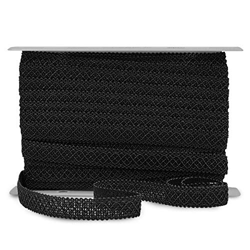 Expo International Jolie Lattice Braid Trim Embellishment, 20-Yard, Black - Image 2