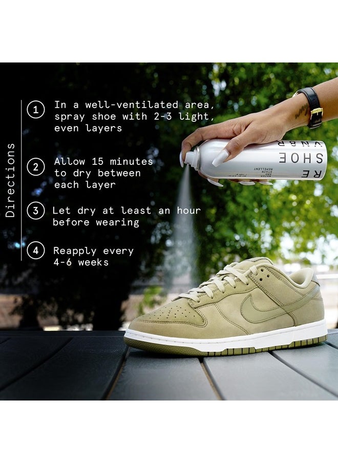 RESHOEVN8R - Waterproof Shoe Protector for Water & Stain - Water Repellent for Sneakers, Suede, Canvas, Leather or White Shoe (6.5oz) - Image 1